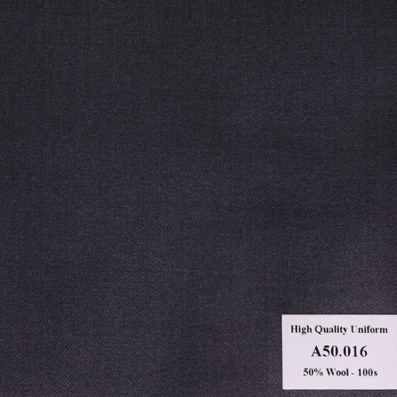 [Hết hàng] A50.016 Kevinlli V1 - Vải Suit 50% Wool - Xanh Dương Trơn